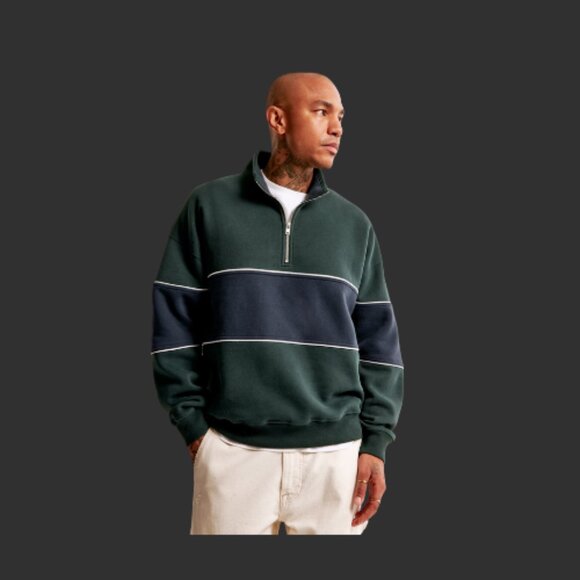 Essential mid-length zip sweatshirt - Picture 2 of 3
